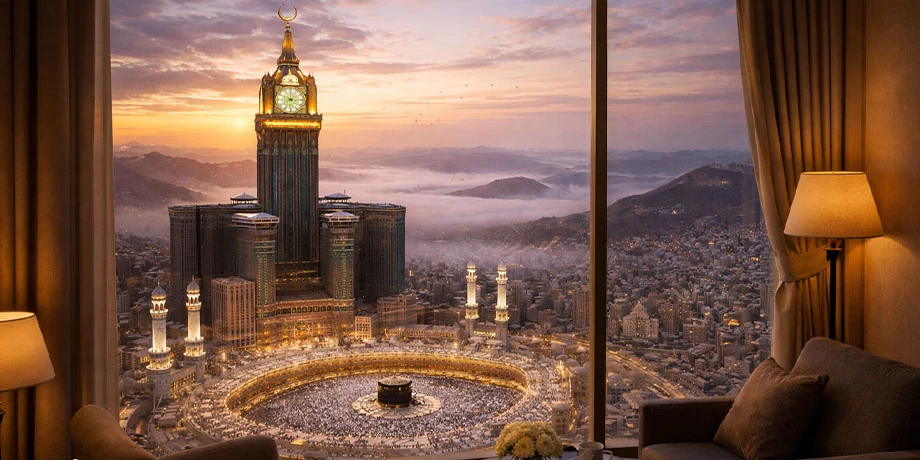 سعر الليله في فندق الساعه | عروض وإطلالات على الحرم